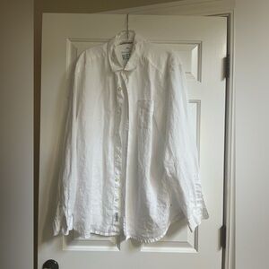Tommy Bahama RELAX White Linen button down shirt - XL